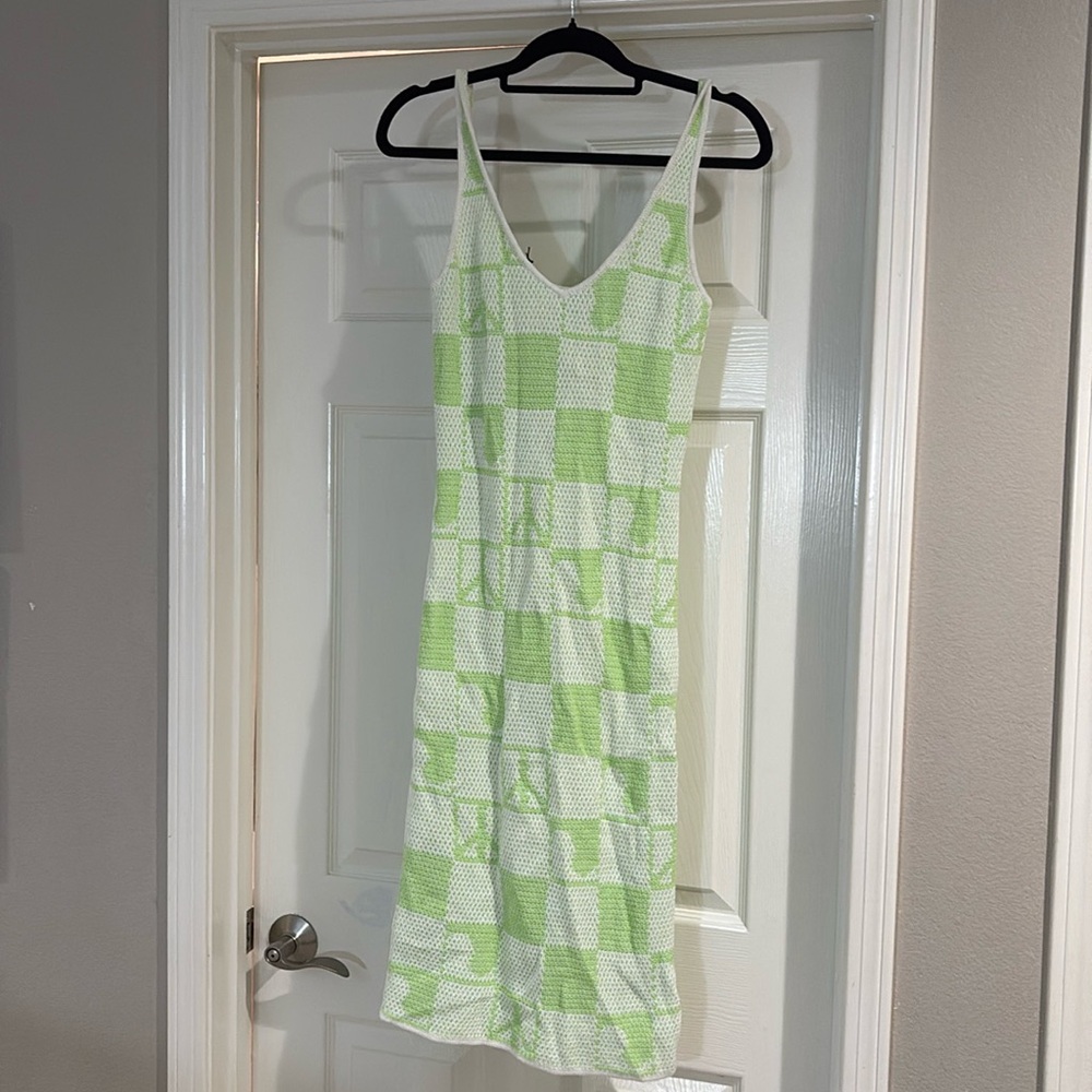 brand new crochet midi rvca dress
